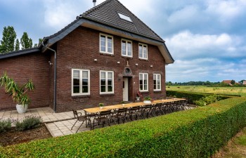 Group accommodation in South Limburg with outdoor space to sit together